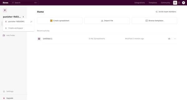 Rows The spreadsheet where data comes to life screen