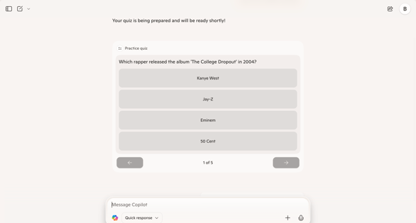 Microsoft Copilot: Your AI companion screen