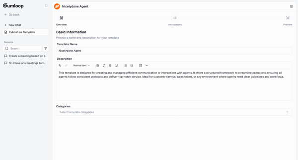 Gumloop | Agent screen