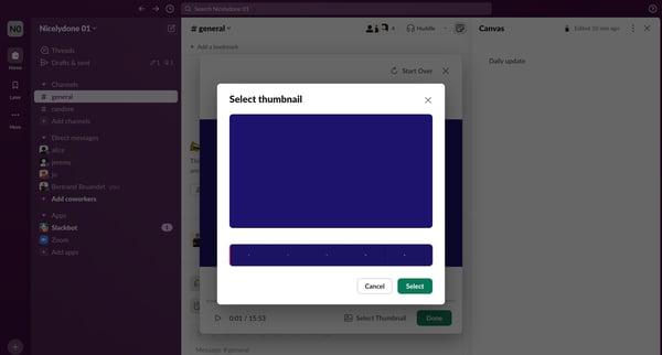 general Channel - Nicelydone 01 - Slack from Slack