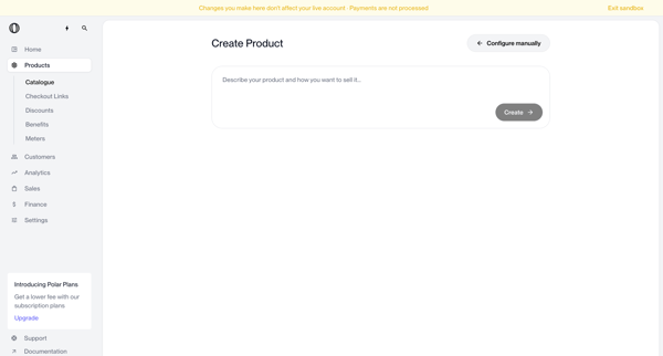 Create Product with AI | Nicelydone | Polar screen