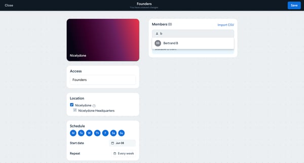 Dashboard - Nicelydone screen