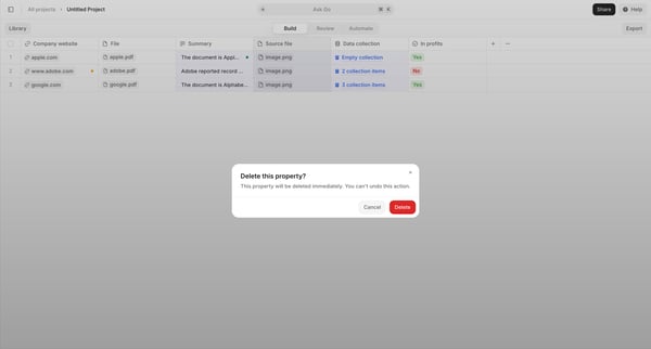 V7 Go screen