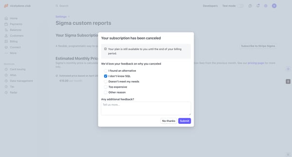 Sigma settings – nicelydone.club – Stripe screen