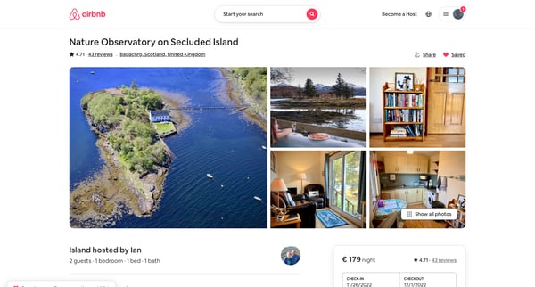 Nature Observatory on Secluded Island - Islands for Rent in Badac screen