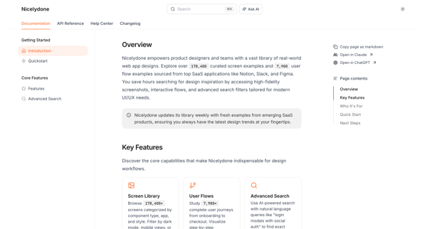 Introduction to Nicelydone - Nicelydone screen