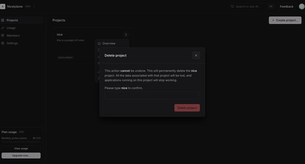 Nicelydone | Overview screen
