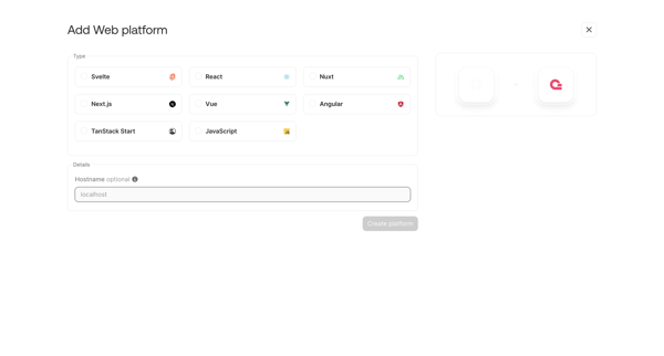 Console - Appwrite screen