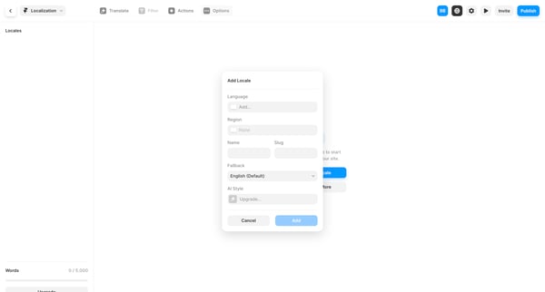 Untitled – Framer screen