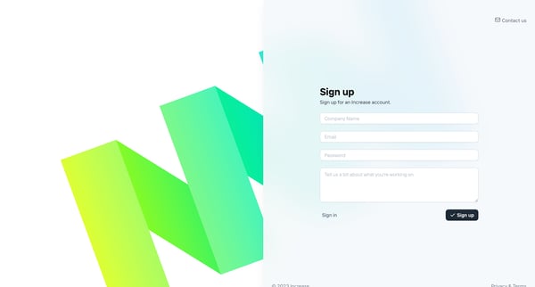 Increase screen