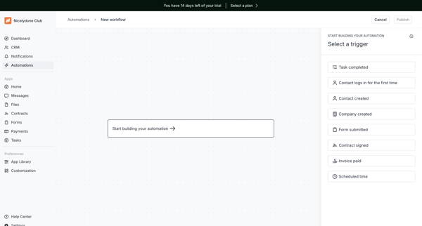 Assembly Dashboard – Nicelydone Club screen
