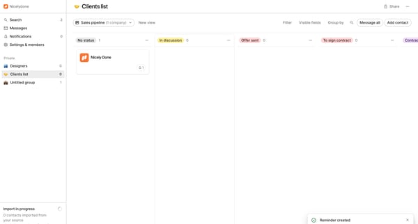folk - app screen