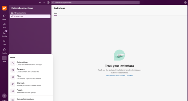 External - Nicelydoneclub - 1 new item - Slack from Slack
