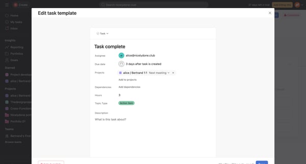 ● alice | Bertrand 11 - Asana screen