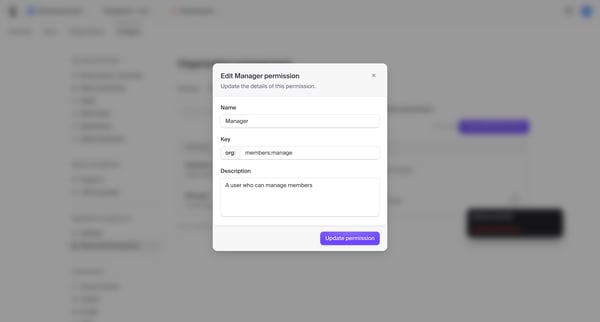 Dashboard | Clerk.com screen