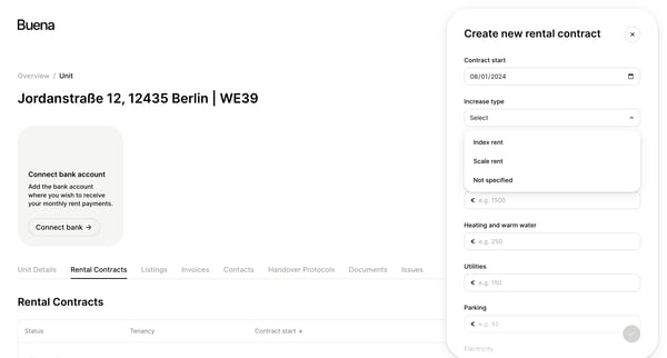Buena | App screen