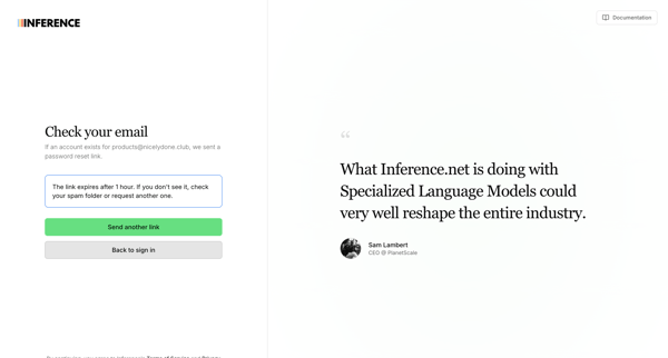 Inference.net | Full-Stack LLM Lifecycle Platform screen