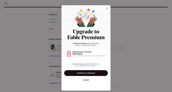 Account Settings - Fable | Stories for everyone from Fable