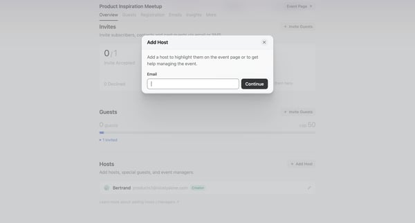 Product Inspiration Meetup · Luma screen