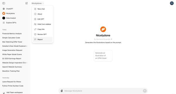 FramChatGPT - Nicelydone screen