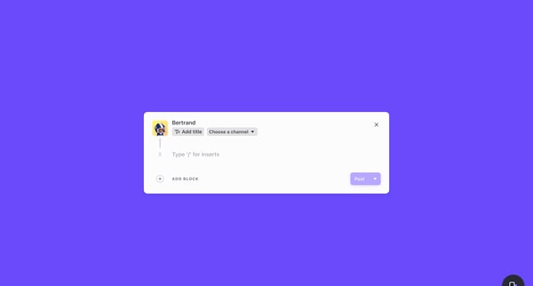 Threads | Compose screen