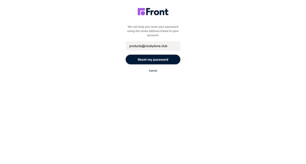 Front screen