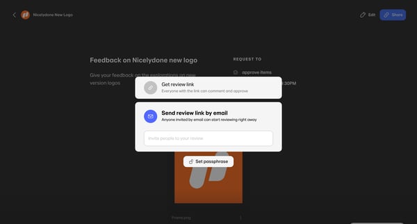 Feedback on Nicelydone new logo screen