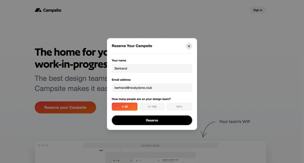 Campsite — The home for your team’s work in progress from Campsite