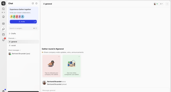 Nicelydone | Gather screen