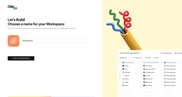 Clay | onboarding from Clay