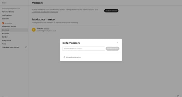 folk - app screen