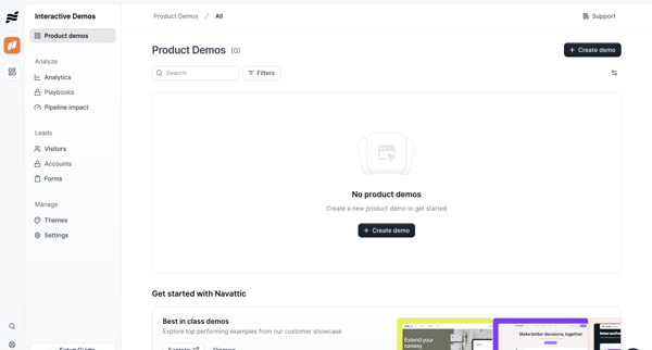 Product Demos · nicelydone3 screen