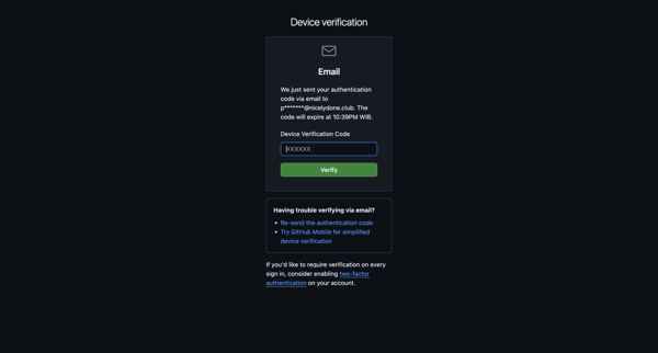 GitHub · Where software is built screen