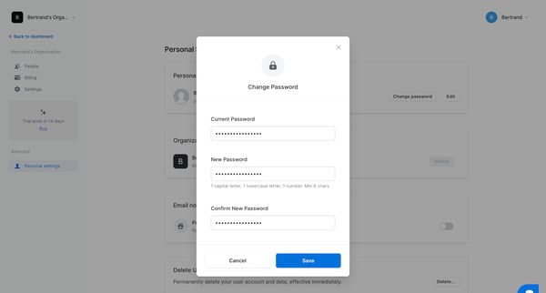 Personal Settings | Overflow from Overflow
