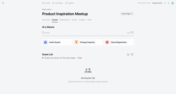 Product Inspiration Meetup · Luma screen