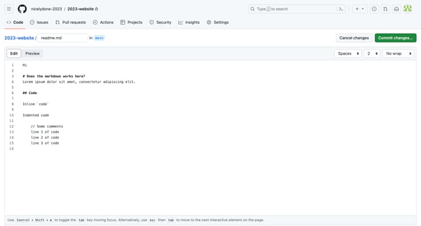 New File at | · nicelydone-20232023-website · GitHub screen