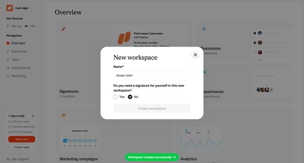 Overview | Scribe screen