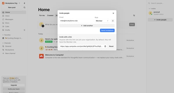 Nicelydone Org posts screen