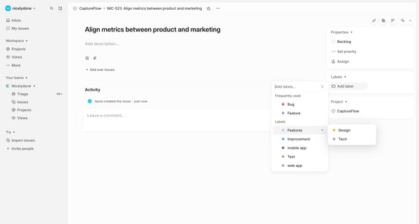 NIC-523 Align metrics between product and marketing screen