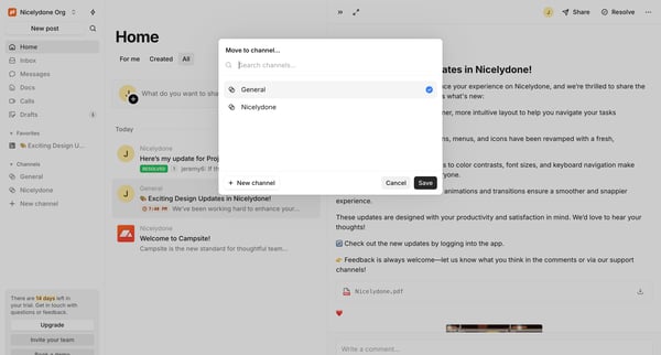 Nicelydone Org posts screen