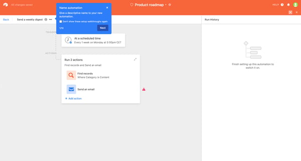 Product roadmap Features - Airtable from Airtable