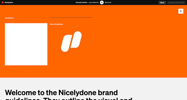 Standards - Nicelydone screen
