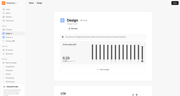 Design screen