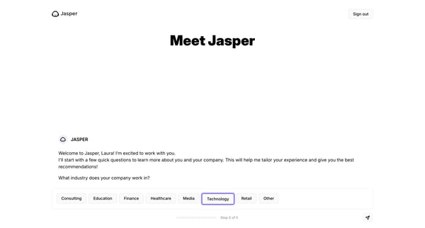 Jasper screen