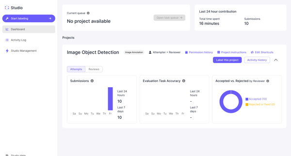 Scale Studio screen