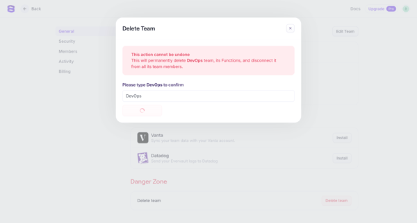 Evervault screen