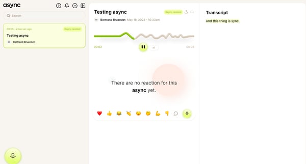 Async | Testing async - Bertrand Bruandet screen