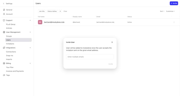 DevRev screen