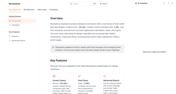 Introduction to Nicelydone - Nicelydone screen