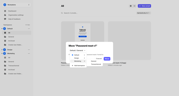 Dashboard — Tabular screen